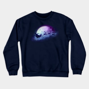 Santa takes flight Crewneck Sweatshirt